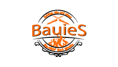 Bauies Smokin' Hot Meats logo