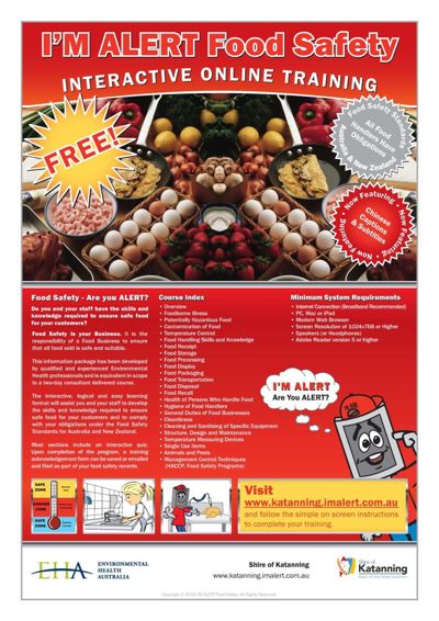 Food safety flyer