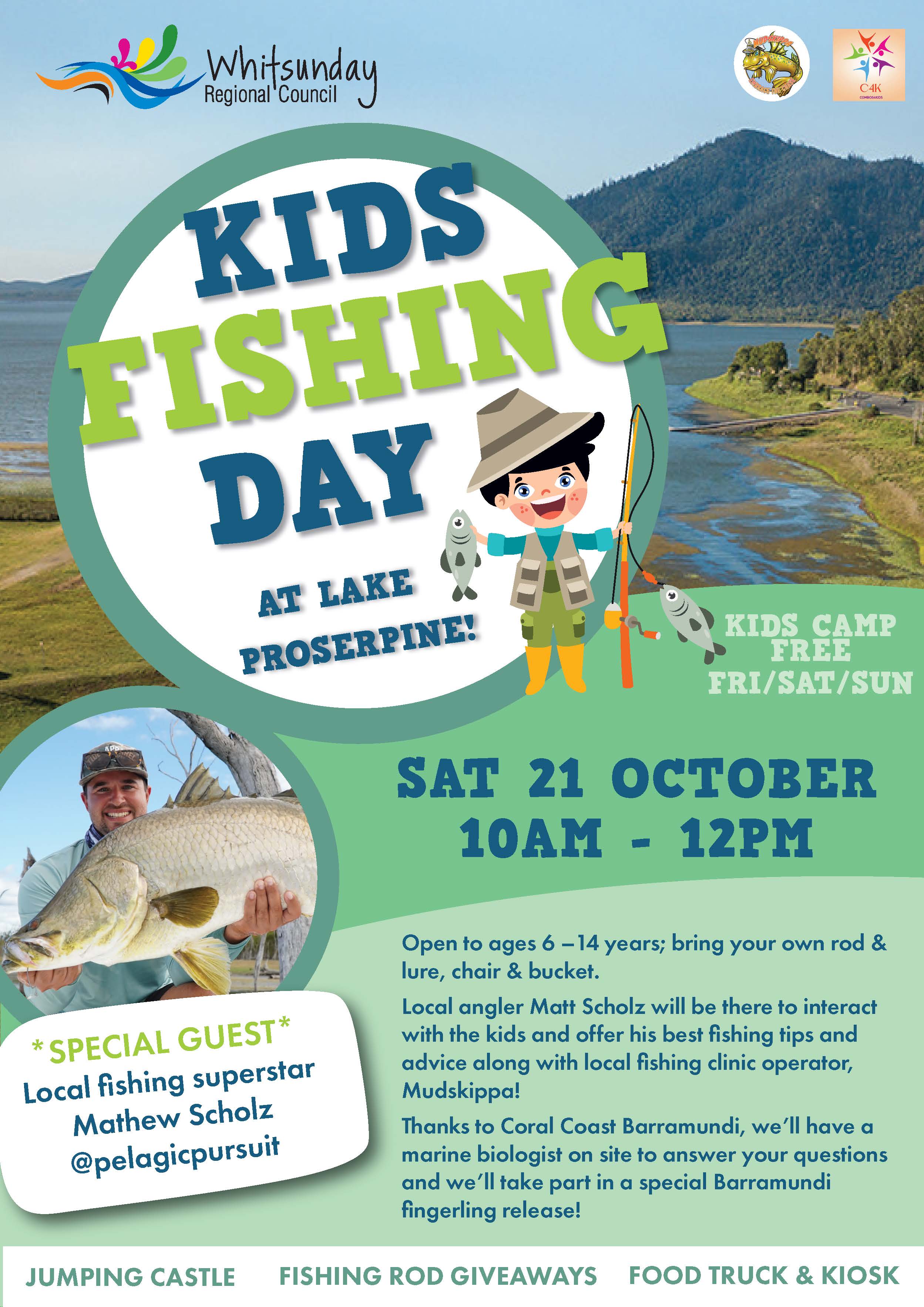 Kids Fishing Day at Lake Proserpine – Whitsunday Regional Council