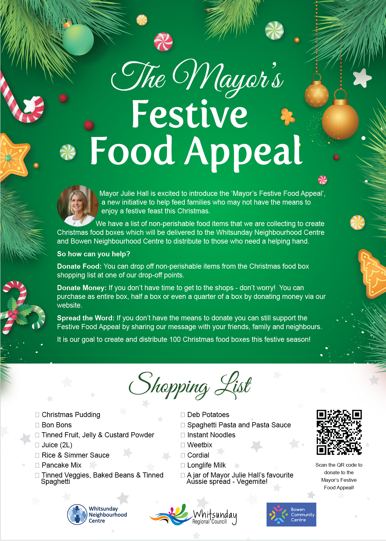 Mayors festive food appeal