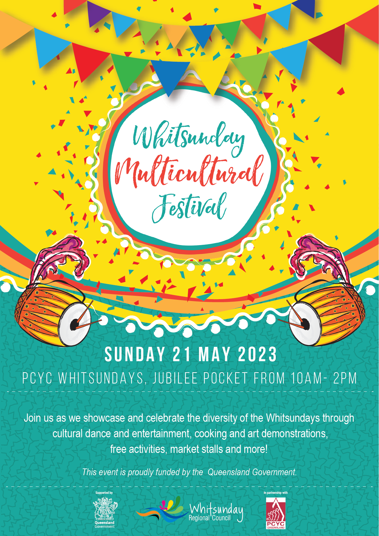 Multicultural festival event poster 2023 01